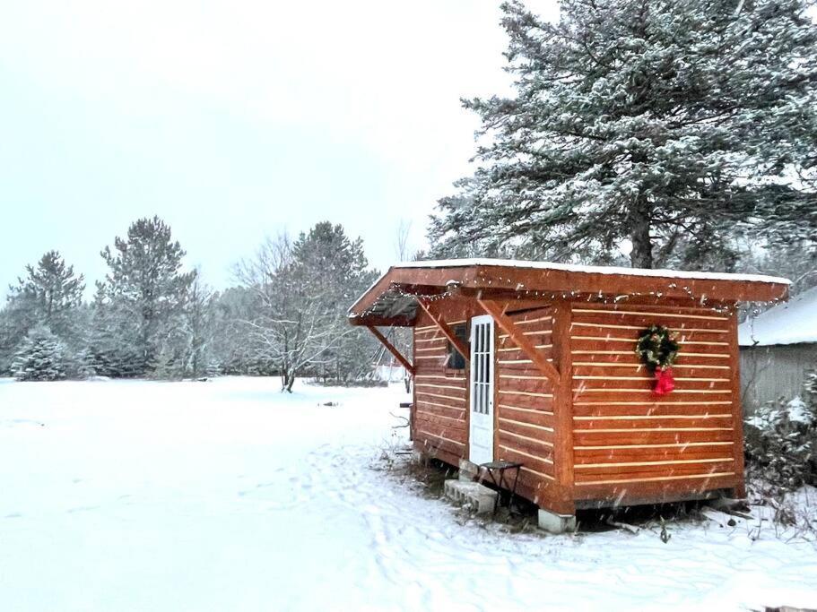Chalets Nabu La Sacacomie - Riviere - Billard Saint-Alexis-des-Monts Exteriör bild