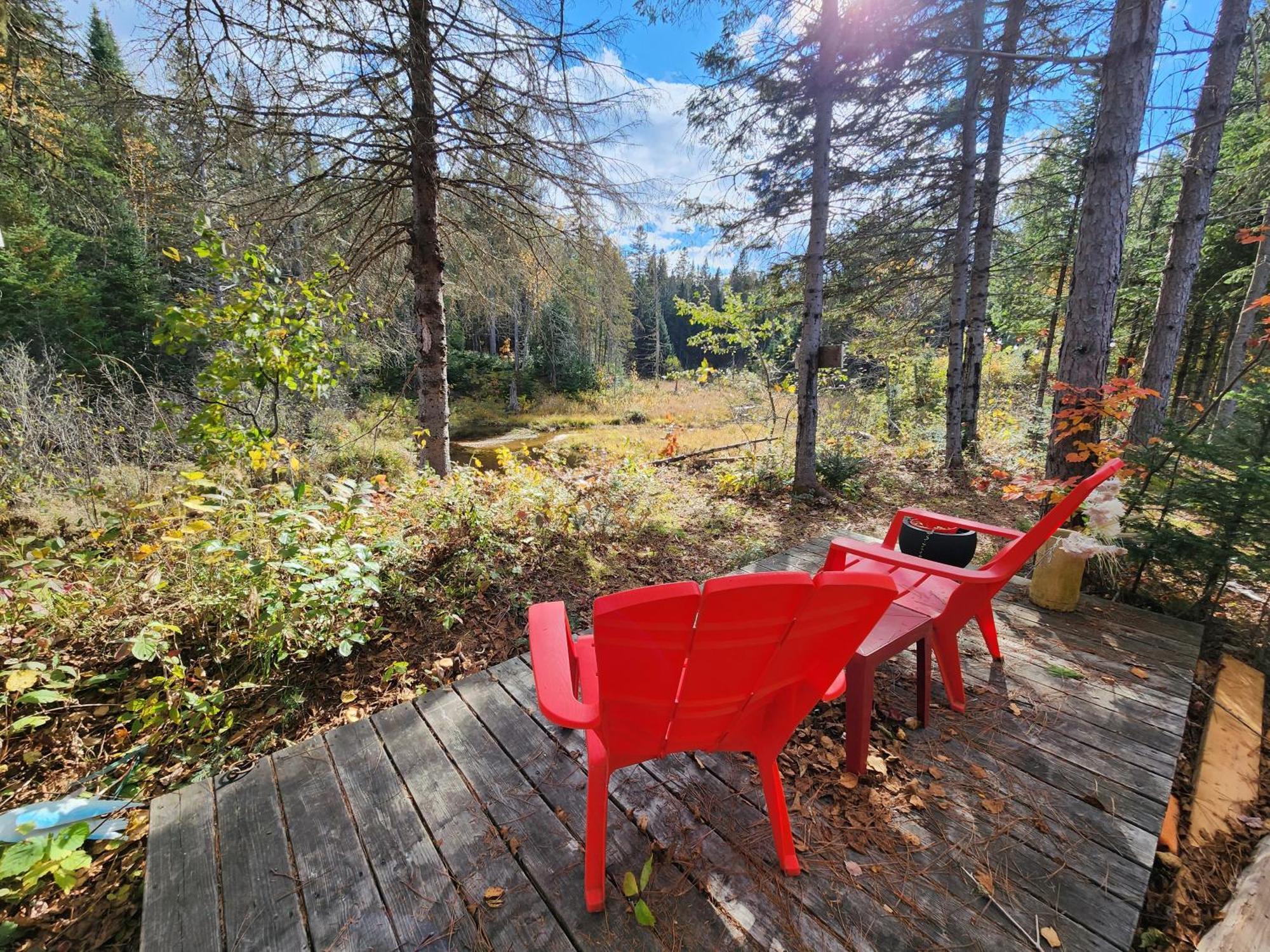 Chalets Nabu La Sacacomie - Riviere - Billard Saint-Alexis-des-Monts Exteriör bild